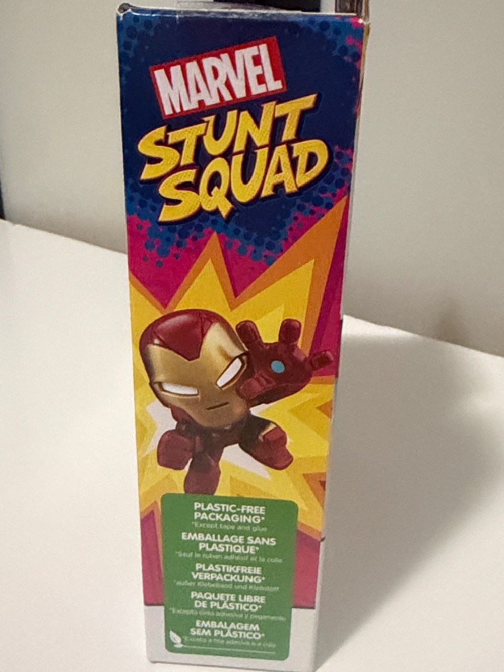 Marvel Stunt Squad Iron Man vs M.O.D.O.K. Kids Toy - Red/Gold/Grey etc. - Picture 4 of 12